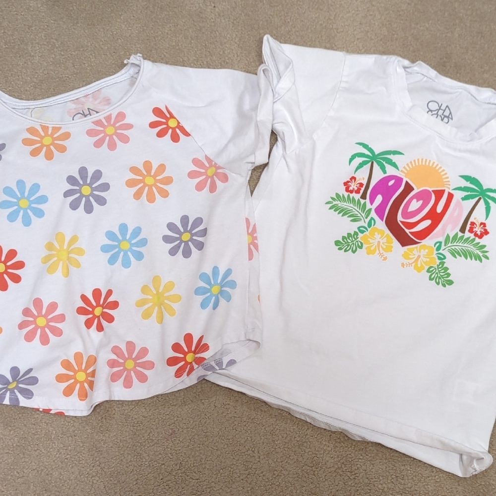 Colorful Floral and Graphic Kids T-Shirts